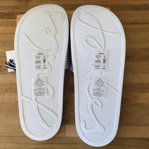 Joules poolside Starfish slide sandals. Size 7 NWT - Picture 3 of 5